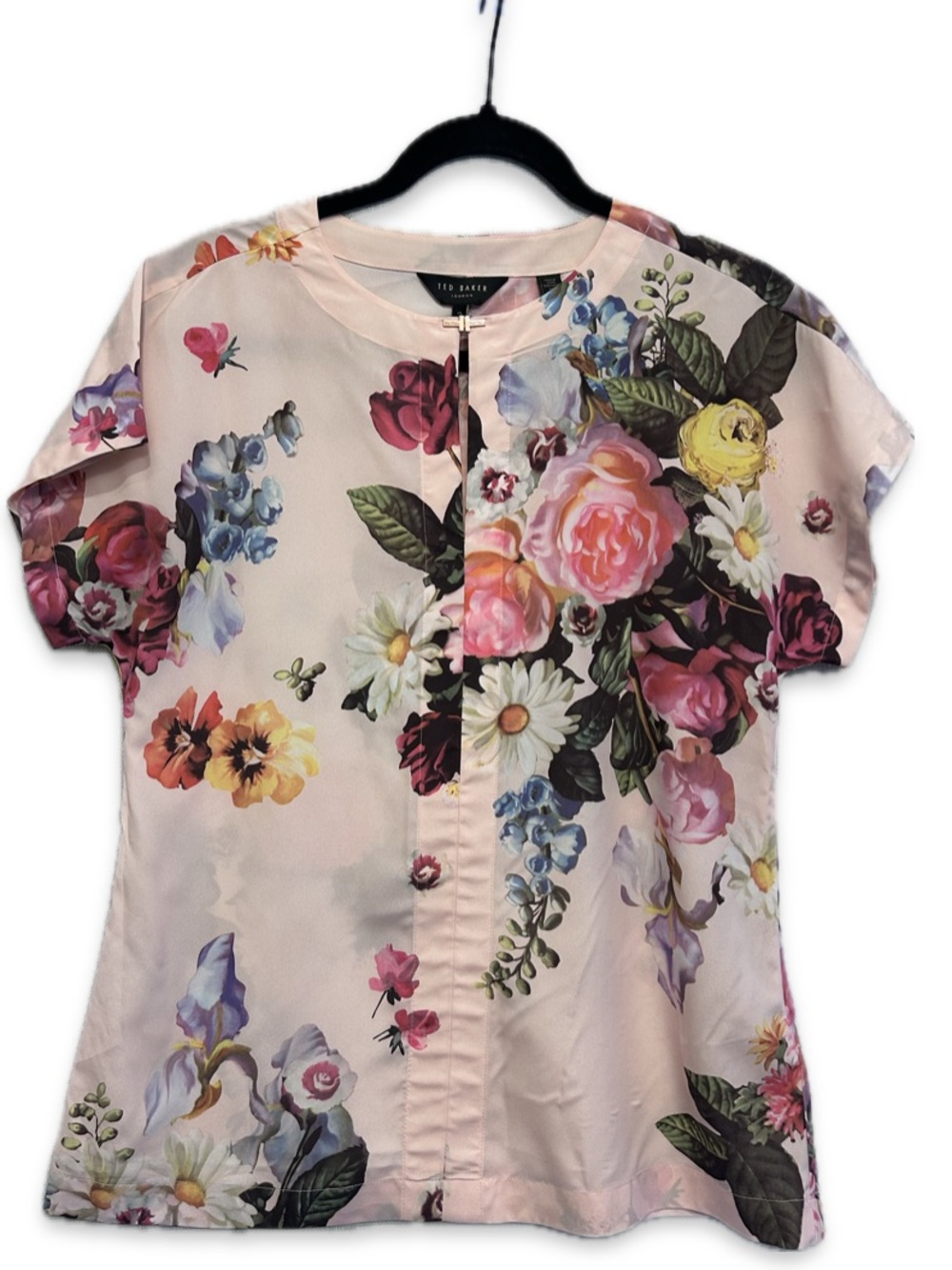 Ted Baker | Edweena Nude Oil Painting Blouse - Picture 11 of 12
